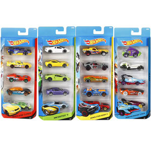 Hot Wheels Coffret De 5 Véhicules