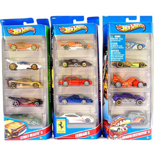 Hot Wheels Coffret De 5 Véhicules