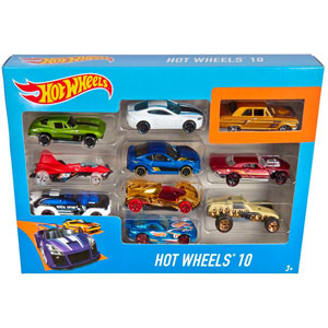 Hot Wheels - Assortiment Coffret 10 Véhicules