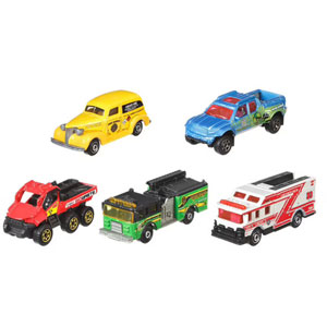 Matchbox - Coffret 5 Véhicules