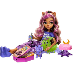 Monster High - Coffret Soirée Pyjama Clawd Wolf