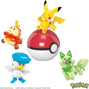 Mega Pokémon - Coffret 4 Pokémon Et Une Poké Ball