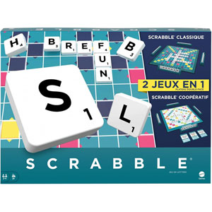 Scrabble Classique 2 En 1 Avec Plateau Réversible