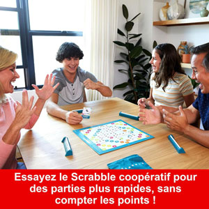 Scrabble Classique 2 En 1 Avec Plateau Réversible