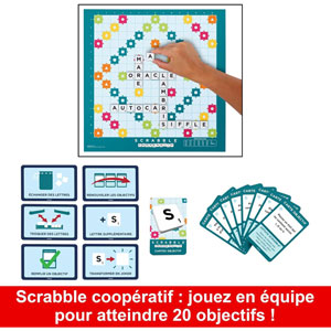 Scrabble Classique 2 En 1 Avec Plateau Réversible