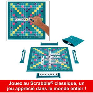 Scrabble Classique 2 En 1 Avec Plateau Réversible