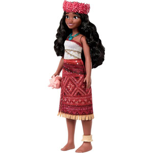 Disney Poupée Vaiana - Tenue Et Accessoires
