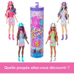 Barbie Color Reveal-Série Disco Star 6 Surprises