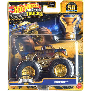 Hot Wheels - Champion Monster Trucks Et Sa Coupe