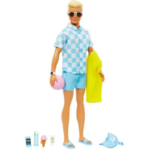 Barbie Ken Avec Accessoires De Plage