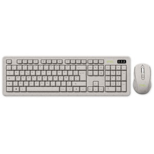 photo Ensemble clavier et souris - bluetooth - beige