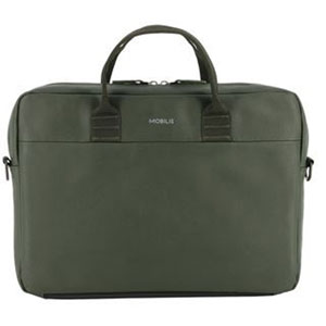 photo Sacoche/PC portable - 14-14  - vert kaki cuir