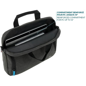 photo Saccoche ordinateur 14-16''- noir/gris