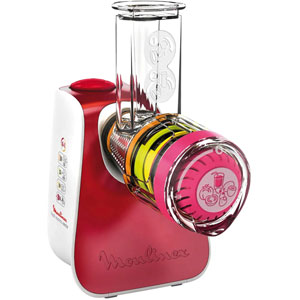 Râpe légumes électrique - rouge 200 w DJ764510 