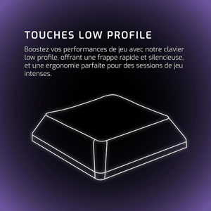 CA-290 Clavier Meca lowprofile Noir RGB