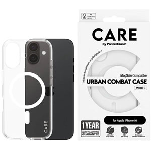 Urban Combat Case Transparent pour iPhone 16