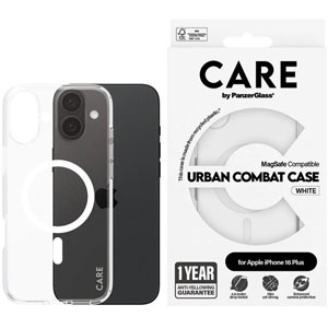 Urban Combat Case Transparent pour iPhone 16 Plus