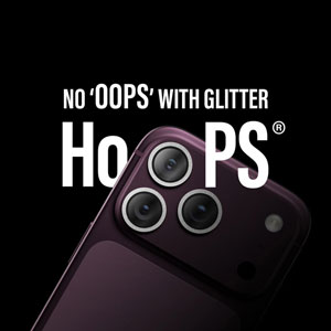 Hoops Glitter Silver iPhone 18 Pro - 18 Pro Max