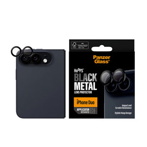 Hoops Camera Lens Protector Black iPhone Duo