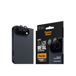 Hoops Camera Lens Protector Black iPhone Duo