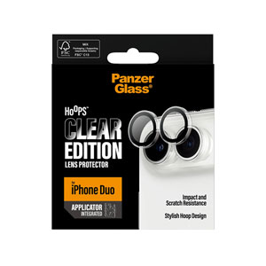 Hoops Camera Lens Protector Transparent iPhone Duo