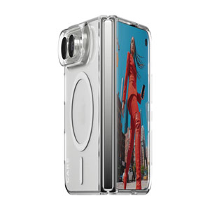 CARE SL1M Transparent w. White MagSafe iPhone Duo