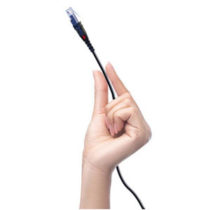 Cordon ThinPATCH CAT 6A U/UTP Noir - 0,3m