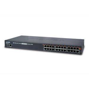 12-Port Gigabit IEEE 802.3at PoE+ Managed Injector