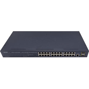 photo 24-Port GbE + 2-Port 100/1000X SFP Managed