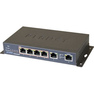 4-Port GbE 802.3at PoE + 2-Port 10/100/1000T