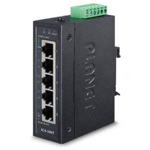 photo Compact Industrial 5-Port Gigabit Ethernet Switch