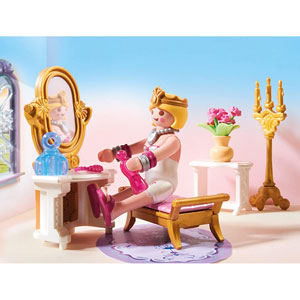 Chambre de princesse avec coiffeuse