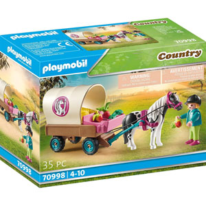 Country - Carriole avec enfant et poney