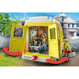 Ambulance avec effets lumineux et sonore