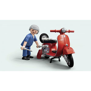 Vespa Garage - Style rétro - années 60