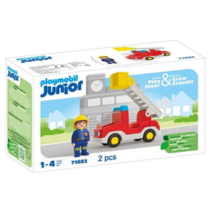 Junior : Camion de pompier avec échelle pivotante