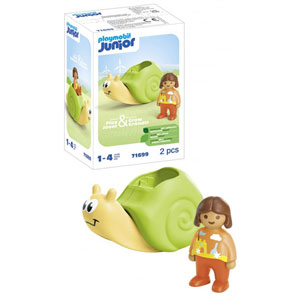 Junior : Enfant avec escargot à bascule
