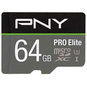 photo PRO Elite microSDXC UHS-I- 64Go + Adaptateur SD