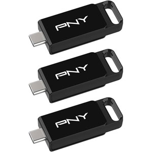 Elite USB 3.2 Type-C - 128Go (Pack de 3)