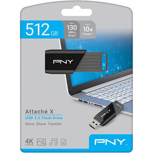 Attaché X USB 3.2 Gen1 Type A - 512Go
