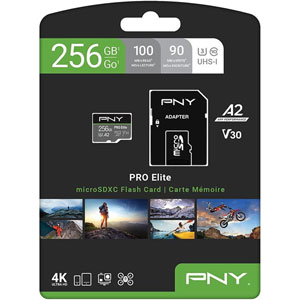 PRO Elite Class 10 U3 V30 microSDXC - 256Go