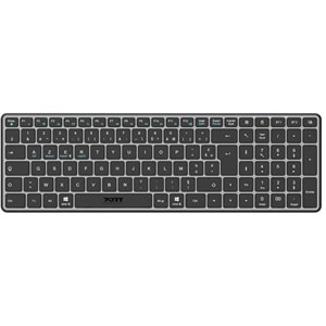 photo Clavier AZERTY - bluetooth - gris