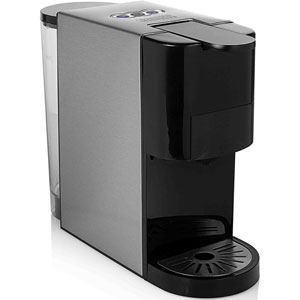 photo Expresso Multi-capsules 1450 W 0,8 L Noir, Argenté