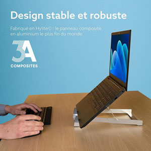 Flexible Support pour ordinateur portable - Argent