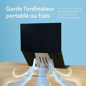 Flexible Support pour ordinateur portable - Argent