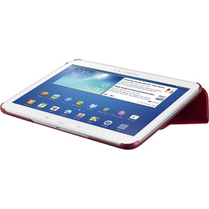 Book Cover Galaxy Tab 3 (10.1) Rouge