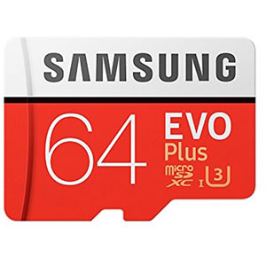 MicroSD EVO Plus 64Go + Adaptateur SD