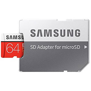 MicroSD EVO Plus 64Go + Adaptateur SD