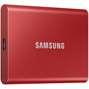 SAMSUNG Portable SSD T7 Touch - 500Go / Rouge - MU-PC500R/WW moins