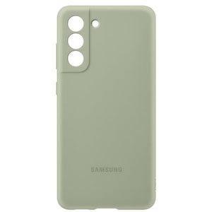 photo Silicone Cover pour Galaxy S21 FE 5G - Vert Olive